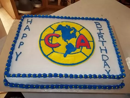 Pasteles del Equipo de Fútbol América: Tortas del Club de Fútbol América  [Actualizado] | Blogichef | Recetas de Cocina, Comida y Postres