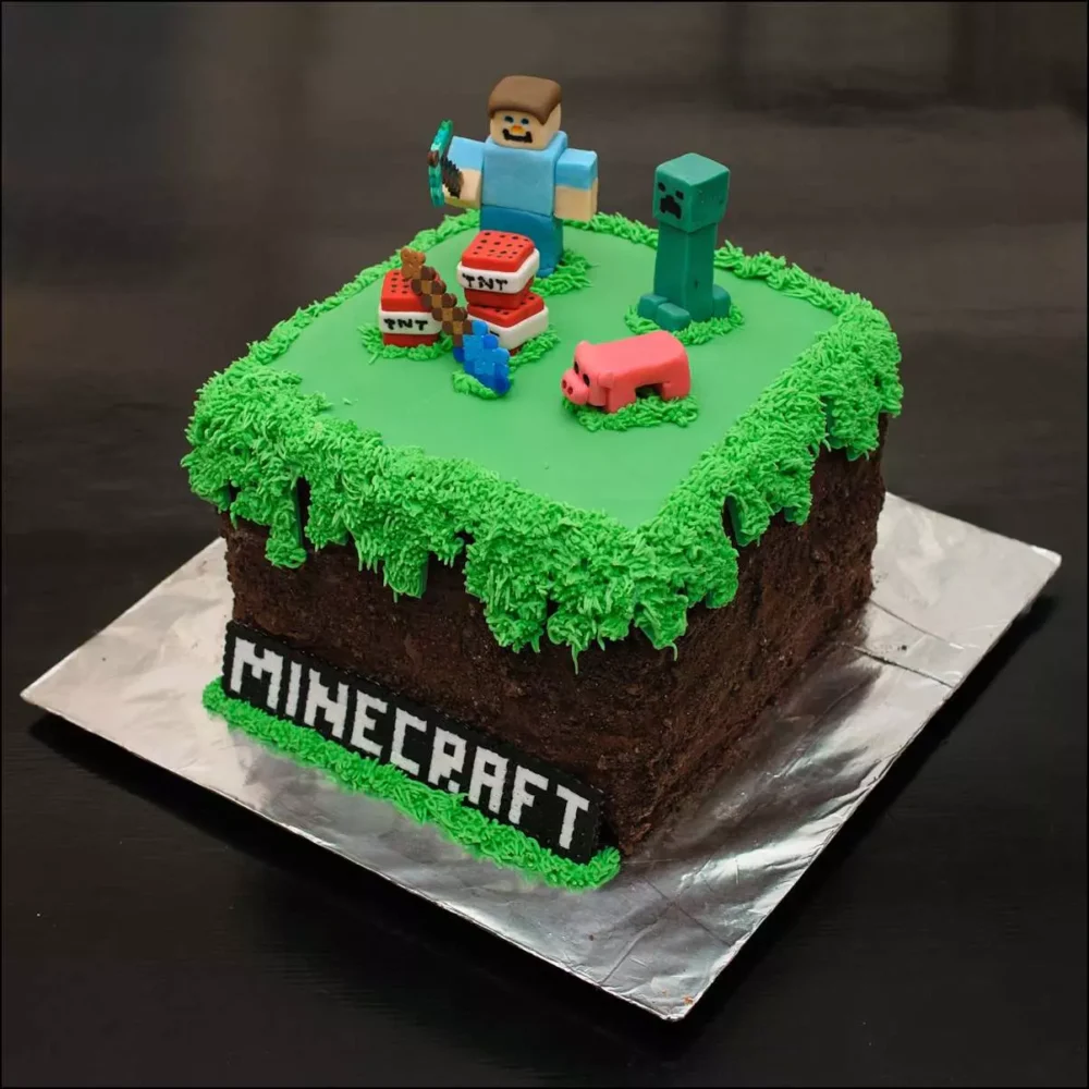 Pasteles de Minecraft
