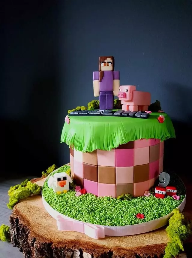 Pastel de Minecraft