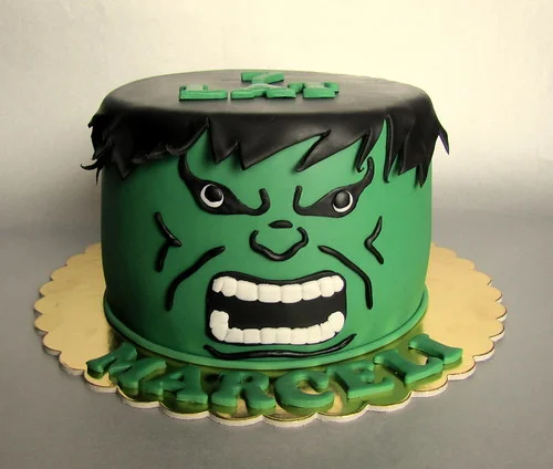 Pastel de Hulk