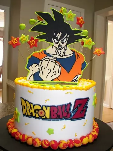 Pasteles de Goku: Tortas Decoradas de Goku para Cumpleaños [Actualizado]