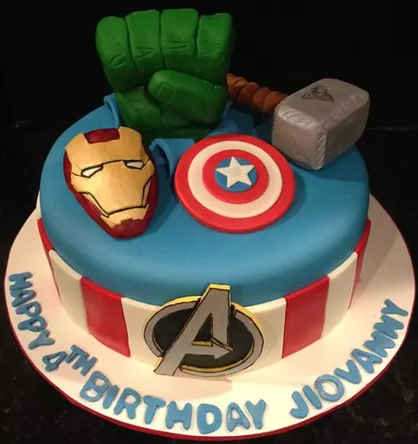 Avengers Cake Design