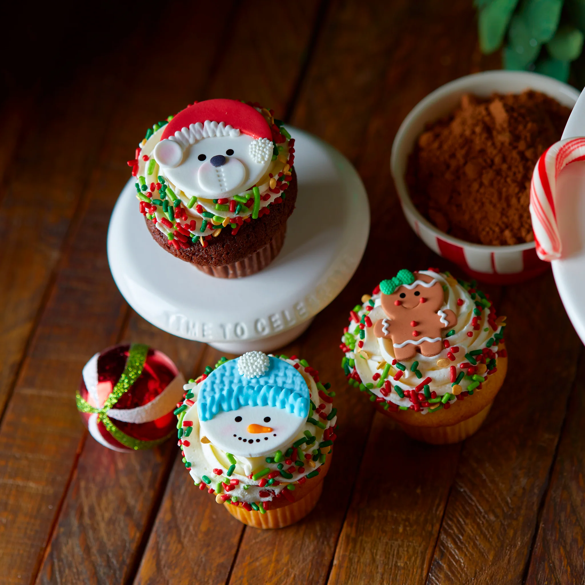 Holiday Christmas Cupcakes