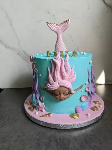 Mermaid Cake Design