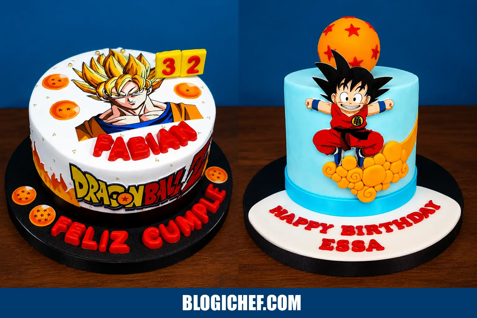 Pastel de Goku