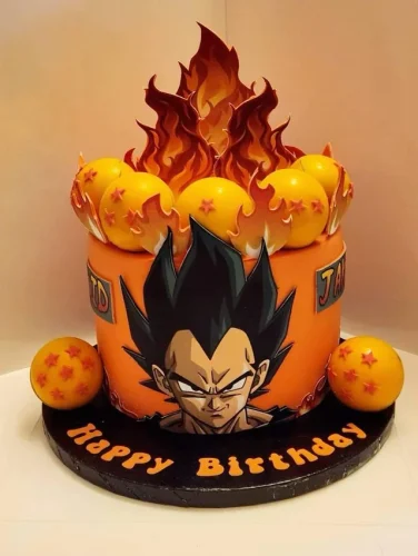 Pastel de Goku