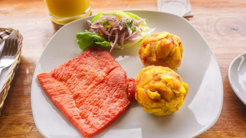 Tacacho con Cecina